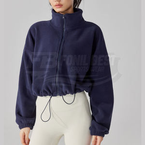 Conjunto de 2 Piezas de Chaqueta y Pantalones Deportivos de Forro Polar para Invierno, Transpirable, para Fitness, Yoga, al Aire Libre, Resistente al Viento, para Mujer - Product Image 5