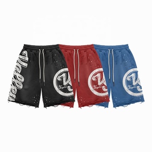 Jeans de hombre de talla grande, ecológicos, con logo personalizado, de tela gruesa, estilo urbano, con lavado desgastado por el sol, efecto desgastado, corte holgado, con cremallera, para otoño. - Product Image 3
