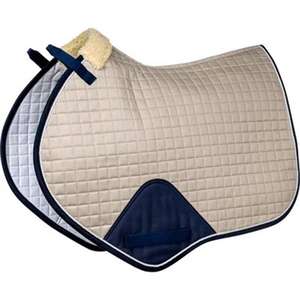 High End Premiere XS General Purpose Saddle <b>Pad</b> | Poly-Cotton, 18mm <b>Foam</b>, Diamond Quilted, - Product Image 5