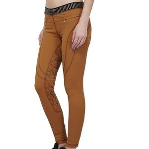 Ladies Comfortable Pull-On Equestrian <b>Tights</b> (RT 1022) Ladies Horse Riding Leggings for Women - Product Image 1