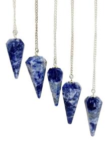 Pierre précieuse Agate Sodalite Pendule Pendules de radiesthésie en gros à vendre Acheter en ligne chez Amayra Crystals Exports India - Product Image 2