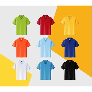 T-shirt décontracté pour homme en coton tricoté 100 % anti-rides, coupe classique, manches courtes/fendues – Mode estivale - Product Image 1