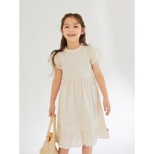 Vestido Estilo Coreano OZKIZ para Niñas, 100% Algodón, Moda de Verano para 2-6 Años, Ropa Infantil al por Mayor con Decoración de Volantes - Product Image 1