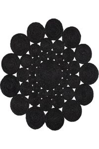 Tapis faits main en jute et coton tressés à la main, épais, antidérapants, sur mesure, pour salon, exercices, camping et prière - Product Image 4