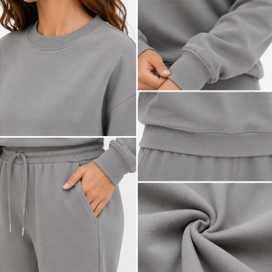 Sweat-shirt femme décontracté, mode décontractée, tissu premium, respirant, doux, intérieur chaud, coupe confortable, indispensable au quotidien. - Product Image 5
