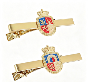 Pinces à <span class=keywords><strong>cravate</strong></span> personnalisées de couleur or, de qualité supérieure, emballées avec soin, avec logo personnalisé, service OEM professionnel sans tracas, vente en gros - Product Image 3