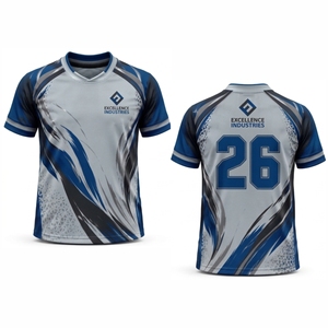 เสื้อฟุตบอลแห้งเร็วแบบกำหนดเองสำหรับทีม ชุดกีฬาระบายอากาศสำหรับสโมสร ฝึกซ้อมและแข่งขัน - Product Image 4