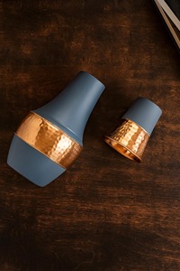 Fabricant direct de bouteilles d'eau en cuivre, bouteille d'eau en cuivre finition brillante, bouteille d'eau en cuivre personnalisée - Product Image 2