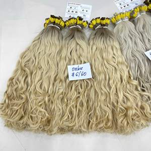 MEGA SOLDE 100% Extensions de Cheveux Humains Vietnamiens Naturels Ondulés en Gros Toutes Couleurs Sans Chute Double Drawn Hairshop - Product Image 6