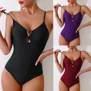 Maillot de bain d'entraînement pour adultes, style tendance, fabriqué en usine, logo personnalisé accepté, maillot de bain une pièce pour femmes - Product Image 4