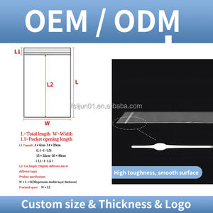 Vente <span class=keywords><strong>en</strong></span> gros de sacs <span class=keywords><strong>en</strong></span> plastique transparents refermables avec fermeture éclair auto-scellante avec logo pour bijoux, chiffons, électronique alimentaire, sac zip-lock PE/LDPE - Product Image 5