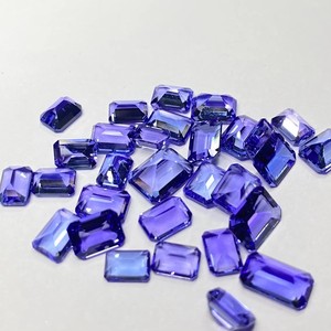 Tanzanita Azul Violeta Corte Esmeralda, Gema Suelta de Alta Calidad, Tanzanita Natural para Joyería al por Mayor - Product Image 1
