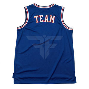 Camisetas de Baloncesto Retro Vintage para Hombre, Bordadas, con Costuras, Color Personalizado, Precio Económico, MOQ Bajo - Product Image 1