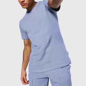 Conjunto Casual de Verano 2026 para Hombre, 2 Piezas, Camiseta y Pantalones Cortos, Ecológico, 100% Algodón, Tela de Felpa - Product Image 5