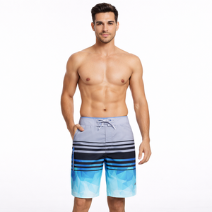 <b>Men</b> Gradient Board Shorts Quick Dry Beach Swim <b>Trunks</b> Surf Shorts Custom OEM ODM Wholesale Summerwear Plus Size High Street - Product Image 1