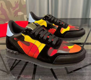 รองเท้าลำลองหนังแท้ลายพรางสำหรับผู้ชาย ดีไซน์เนอร์แบรนด์ดัง คุณภาพสูงสุด รองเท้าเดินป่าสำหรับผู้หญิง รองเท้าเดินป่าสำหรับฤดูใบไม้ร่วงและกิจกรรมกลางแจ้ง - Product Image 3