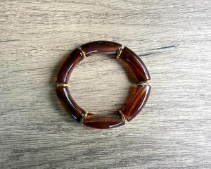 Bracelet jonc en résine fait main de luxe, bijou tendance et élégant, accessoire décoratif pour poignet, pour femmes et jeunes filles, cadeau MN Exports - Product Image 4
