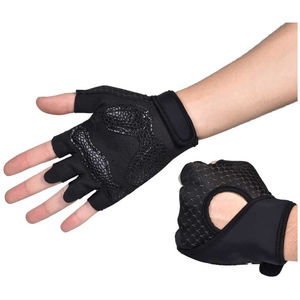 Gants de cyclisme unisexes d'hiver à demi-doigts avec design léger antidérapant, fermeture auto-agrippante, ajustement personnalisé pour hommes, qualité supérieure - Product Image 2
