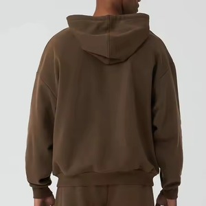 Sudaderas con Capucha para Hombre al por Mayor, Ligeras, Personalizadas, de Color Sólido, Estilo Urbano, Tejidas, Casuales, de Forro Polar - Product Image 3