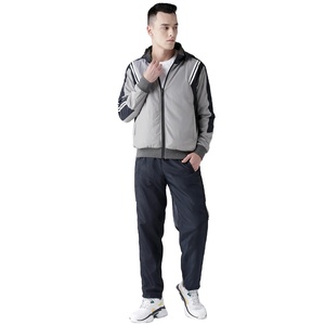 2025 Winter Men's Casual Digital Print Windproof Breathable Spandex/Polyester Plus Size Two-Piece Fashion Tracksuit Sweatsuit - Product Image 1