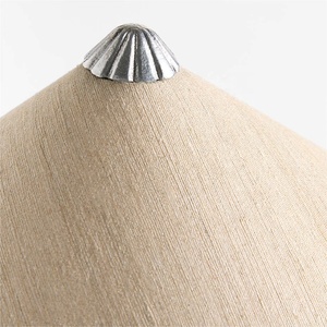 Linea Fluted Design Metal Table <b>Lamp</b> Premium Scandinavian Style Bedside Accent Lighting - Product Image 5