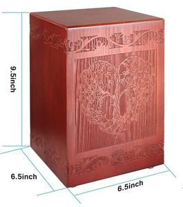 Urnes funéraires en bois pour cendres humaines adultes, personnalisables - Product Image 2