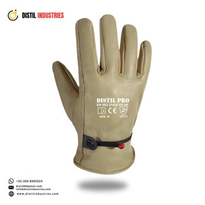 Heavy-Duty Cowhide Leather Work <b>Gloves</b> <b>Driver</b> <b>Gloves</b> for Truck Driving Warehouse Gardening Split Leather Palm Safety <b>Gloves</b> - Product Image 1