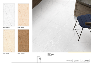 Azulejos de Porcelana para Piso de Diseño Moderno, Directo de Fábrica, Acabado Brillante y Mate, 600x1200mm, 8mm de Grosor, para Apartamentos - Product Image 1