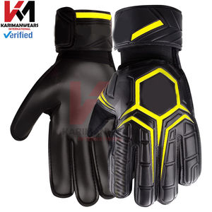 Gants de gardien de but unisexes avec technologie de protection des doigts, paume en latex antidérapante pour le football, l'entraînement en plein air - Product Image 3