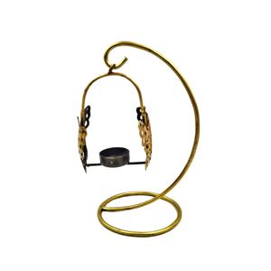 Double Butterfly Tealight Rotating <b>Candle</b> Holder Cozy Holiday Decor Whimsical <b>Gold</b> <b>Candle</b> Spinner - Product Image 1