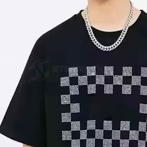 Camisetas con Pedrería, Cómodas para Uso Diario, con Diseño Brillante, Camisetas con Pedrería, Moda Sencilla - Product Image 6