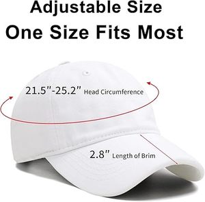 Gorra de Béisbol Blanca de 6 Paneles, Unisex, Ajustable, de Color Sólido, de Algodón, Informal, para las Cuatro Estaciones, Talla Adulto - Product Image 5