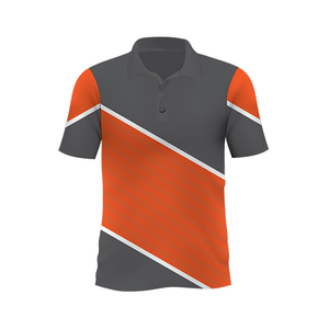 Custom Wholesale Latest Design Men Colorful Sublimation Hip Hop Short Sleeve Men Polo T Shirts - Product Image 5