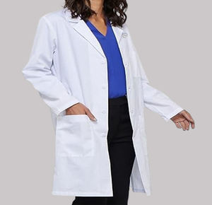 Blouse médicale réutilisable et lavable en coton et polyester 2026 – Vêtement de protection clinique, coupe ajustée et élégante, uniforme de médecin - Product Image 2