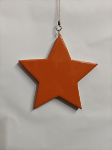 Estrella de madera con resina epoxi, estrella colgante de madera - Product Image 5