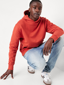 Sweat à capuche personnalisé pour homme, style streetwear, en polaire, coupe ample, décontracté, mode hiver, vêtement à capuche, fournisseur d'usine OEM - Product Image 2