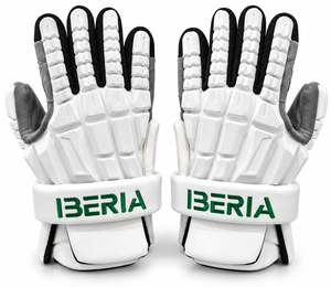 Gants de lacrosse personnalisés IBERIA, gants de protection professionnels, logo personnalisé, plastique rigide, cuir synthétique pour l'entraînement et la compétition - Product Image 3