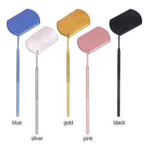 Black <b>Mated</b> Color HD Eyelash Mirrors Premium Lash Mirrors Angled Inspection Tools OEM ODM Private Label Wholesale Supplier - Product Image 4