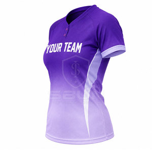 Maillot de softball personnalisé imprimé pour l'été – Respirant, écologique, pour équipe sportive, à manches courtes, pour entraînement et matchs - Product Image 4