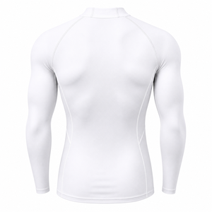 High Quality Anti-UV Protection Breathable Unisex Full Sleeve <b>Compression</b> Rashguard <b>Shirts</b> UPF 50 Polyester/Nylon 240g Fabric - Product Image 3