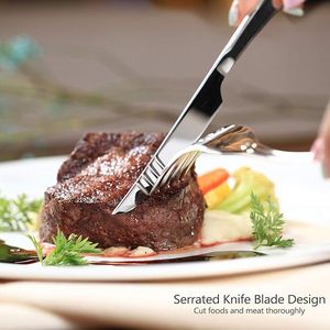 Juego de Cubiertos de 60 Piezas, Juego de Cubiertos Modernos de Acero Inoxidable HaWare, Elegante Juego de Vajilla para 12 Personas, Cuchillos para Cena - Product Image 5