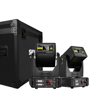 SHEHDS 6W Moving Head Laser Light DMX ILDA <b>Control</b> Animation Projector <b>RGB</b> DJ Laser Light for Nightclub Stage Lighting Solution - Product Image 6