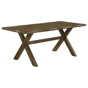Tavolo da Pranzo Rettangolare in Noce Nocciola Collezione Carbon - Product Image 2
