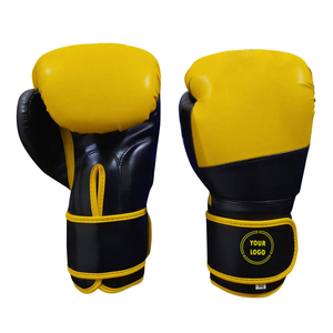 Gants d'entraînement de boxe de haute qualité en cuir PU, gants de sparring pour le fitness, entraînement au sac de frappe, respirants, logo personnalisé - Product Image 1