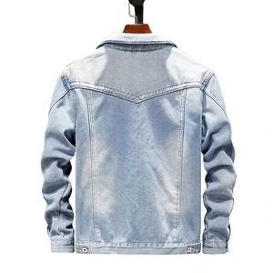 Veste en jean pour homme de haute qualité, noire, blanche, verte - Respirante, écologique, fonctionnelle pour l'automne et l'hiver, grandes tailles - Product Image 3