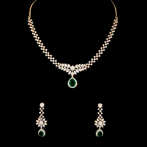 Conjunto de Collar y Aretes Chapados en Oro Rosa de 14 Quilates, 5.93 ct, Diamantes Naturales de Corte Brillante GH VS-SI, Certificados por IGI, Joyas Privadas para Mujer - Product Image 1