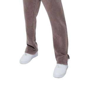 Nuevo Chándal Casual de Invierno para Hombre, a la Moda, con Lavado Ácido y Bordado, 100% Algodón, Forro Polar Transpirable, Estilo Urbano - Product Image 2