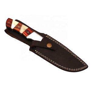 Couteau pliant en acier Damas MAYSARA IMPEX de haute qualité, 18 cm, multifonctionnel, avec étui en cuir, support OEM personnalisé, pour l'extérieur - Product Image 2