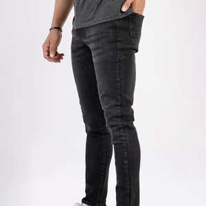 Pantalones Vaqueros de Mezclilla para Hombre, Estilo Nuevo, Cintura Alta, Lavados, Transpirables, con la Mejor Calidad OEM - Product Image 3