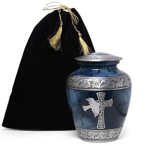 White Metal Urn with Colorful <b>Butterfly</b> Design Adult Cremation Memorial Urn Elegant Funeral Keepsake for Home Tribute - Product Image 2